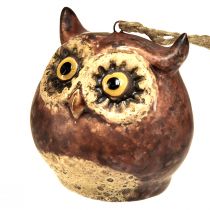 Artículo Adorables Colgantes de Búho - Tonos Marrón Rústico, 5,6 cm - Decoración Perfecta para Otoño y Navidad - Paquete de 3