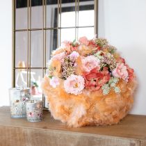 Artículo Plumas naranja para manualidades primavera Pascua 5-10cm 20g
