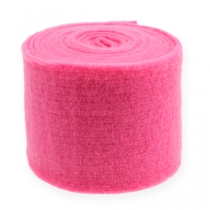 Cinta de fieltro rosa 15cm 5m
