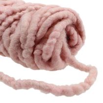 Artículo Cordón de fieltro polar Mirabell 25m rosa