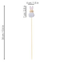 Artículo Figuras de conejito de Pascua esponjosas para alegres celebraciones de Pascua, decoración de habitaciones, 34 cm, 12 piezas