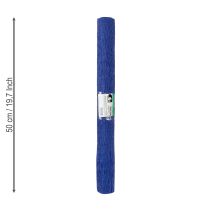 Artículo Papel crepé de floristería azul oscuro 50x250cm