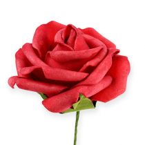Artículo Rosa de espuma Ø6cm roja 27 piezas