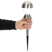 Artículo Luces solares para jardín, tipo globo con estaca para el suelo, 36 cm, 4 unidades