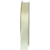 Artículo Cinta de regalo y decoración cinta de tafetán crema 15mm 50m