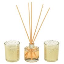 Artículo Set de regalo con velas aromáticas en vaso con aroma a vainilla