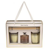 Artículo Set de regalo con velas aromáticas en vaso con aroma a vainilla