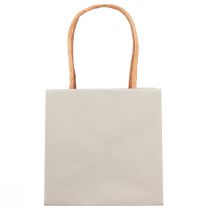 Artículo Bolsa de regalo con asas bolsa regalo gris 12×12cm 8uds