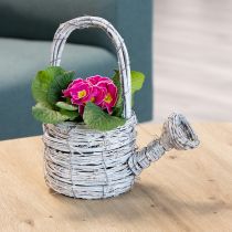 Artículo Regadera decorativa con un elegante diseño tejido para una decoración elegante del hogar, 26 cm