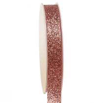 Artículo Cinta brillante en mica rosa para joyería An. 15 mm L. 18 m
