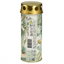 Artículo Lámpara para tumba con motivo de decoración de luto Ø6cm H17cm 6ud