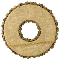 Artículo Corona natural, decoración otoñal, bellotas, corona para puerta, corona de pared, bricolaje, Ø30cm
