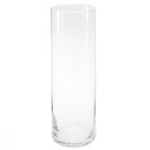 Artículo Jarrón alto de cristal florero cónico cristal 30cm Ø10,5cm
