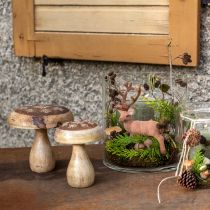 Artículo Decoración de setas de madera decoración de madera de setas decoración de otoño natural Ø15cm H14,5cm