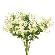 Artículo Flores artificiales de manzanilla blanca, 58 cm, 4 unidades