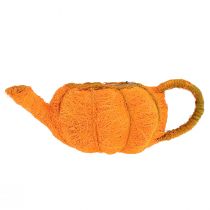 Artículo Jarra para plantar calabaza decorativa naranja/amarillo-verde Ø13cm