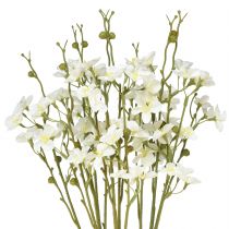 Artículo Ramas de flor de cerezo Flores de cerezo artificiales blanco 75cm 3ud