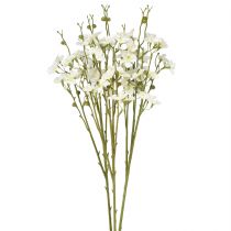Artículo Ramas de flor de cerezo Flores de cerezo artificiales blanco 75cm 3 piezas