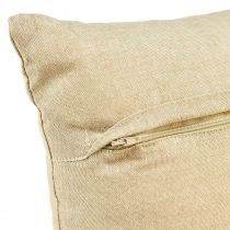 Artículo Cojín decorativo con gnomo cojín decorativo verde beige 40×40cm
