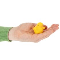 Artículo Pollitos de Pascua pequeños, amarillos y naranjas, 4,5 cm de alto, 18 piezas