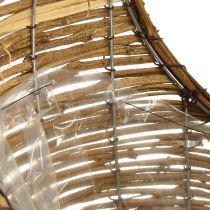 Artículo Cesta para plantar con asa de vid L18/22cm juego de 2