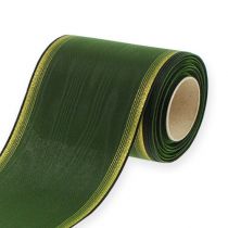 Artículo Cinta de corona Moiré 125mm, verde oscuro