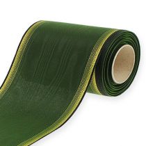 Artículo Cinta de corona Moiré 150mm, verde oscuro