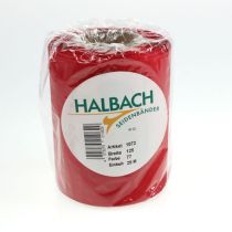 Artículo Cinta roja para corona de 125 mm x 25 m - Cinta para floristería, rotulación y decoración funeraria