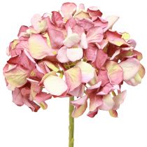Artículo Hortensia Artificial Grande Rosa Malva Ø15cm L58cm 2ud