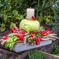 Artículo Tomates artificiales tomates en rama decorativos rojos Ø6cm 5 piezas