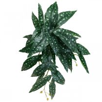 Artículo Begonia Artificial Planta Artificial Verde, Verde Oscuro 42×28cm
