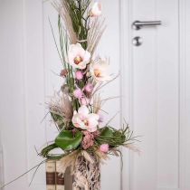 Ramas de magnolia artificial Flores artificiales rosadas H40cm 4 piezas en ramo