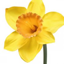 Narciso artificial flor de seda narciso amarillo 59cm