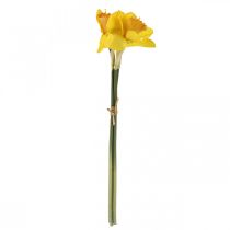 Artículo Narcisos artificiales flores de seda narcisos amarillos 40cm 3 piezas