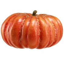 Artículo Calabaza artificial en color naranja vegetal artificial otoño Ø27cm
