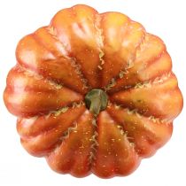 Artículo Calabaza artificial en color naranja vegetal artificial otoño Ø27cm