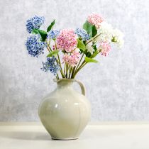 Artículo Flor de hortensia artificial para un diseño interior elegante y moderno, 80 cm, 2 piezas
