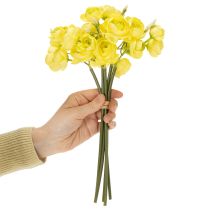 Artículo Ramo de ranúnculos artificiales para decoración primaveral del hogar, 32 cm, 5 piezas