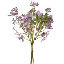 Artículo Ramo de flores artificiales, flores de seda, morado, decorativo, 51 cm