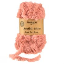 Artículo Cordón de piel sintética cordón rosa cordón decorativo hecho de piel artificial 50g 30m