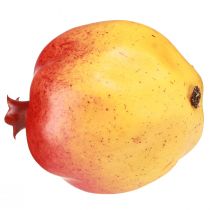 Artículo Fruta artificial granada artificial rojo amarillo 9×11cm