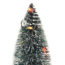 Artículo Árbol de Navidad LED mini artificial para batería 16cm 2 piezas
