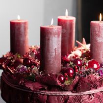 Artículo Ramas de frutos rojos brillantes – Ideal para decoraciones festivas, 30 cm – Juego de 6