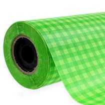 Cuff paper 37,5cm 100m may green check