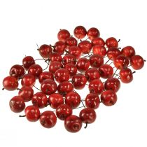 Artículo Mini manzanas en alambre Ø3,5cm 48 piezas