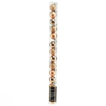 Artículo Mini bolas de árbol de Navidad bronce irrompibles Ø3cm H3.5cm 14ud