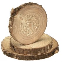 Artículo Mini rodajas de madera, decoración natural, Ø3-6cm, 600g, manualidades DIY