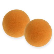 Artículo Bolas de espuma Naranja 9cm 4pcs