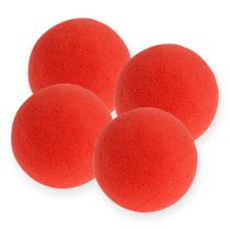Artículo Bolas de espuma rojas 9cm 4pcs