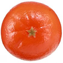 Artículo Juego de 4 frutas artificiales decorativas de naranja realistas Citrus Reticulata de 8 cm de diámetro, perfectas para decoraciones de verano y Navidad.
